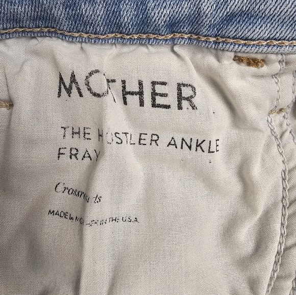 Mother The Hustler Ankle Fray Wash: Crossroads Size 25‎ - Picture 6 of 9